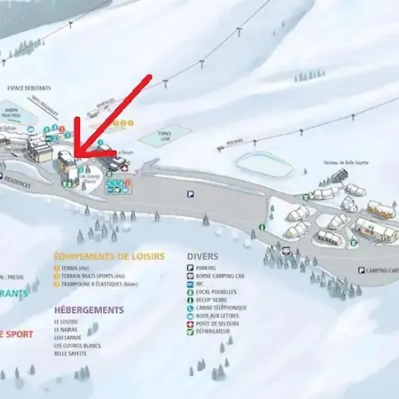 Les Gourgs Blancs - Val Louron, Vue Sur Pistes Génos