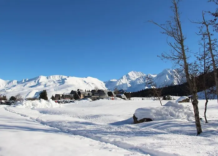 ホテル Les Gourgs Blancs - Val Louron, Vue Sur Pistes